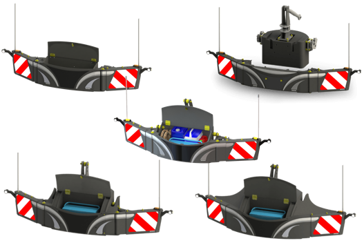 Frontbumper with weight